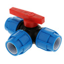 2 PCS 3 Way Valve Heavy Duty Garden Hose Quick Connector Quick Release Hose