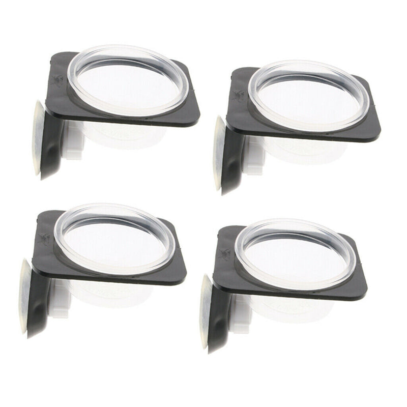 4Pcs Gecko Feeder Ledge Reptile Feeder Plastic Bowls for Reptiles Food and Water