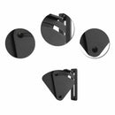 Carbon Steel Buckle Barn Door Lock Rustic Gate Latch for Cabinet Bar Clo WTB