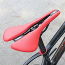 Road Folding Bike Saddle Racing Hollow Saddle EVA Seat Parts Women Men Red