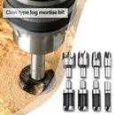 8pcs Carbon Steel Round Handle Wood Plug Drill Bits Claw Type Wood Drill