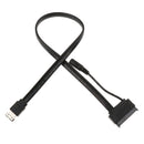 Power eSATA USB 2.0 5V 12V Combo to 2.5'' 3.5'' 22pin SATA HDD Adapter Cable
