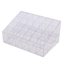 Acrylic 24 Slots Cosmetic Organizer Makeup Case Holder Display Stand Storage