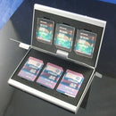 Metal Aluminum Memory Card Protecter Box Storage Case Holder 6x SD/SDHC/MMC