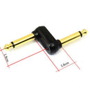 6.35mm Jack Guitar Effect Pedal Jack to Jack Connector Patch Adapter Plug B