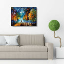 DIY Hand Painted Our Romance Canvas Oil Painting By Numbers Kit w/ Frame