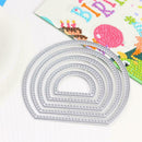 Circle Frame Metal Cutting Dies for DIY Scrapbooking Card Die Cuts (AB0044) A