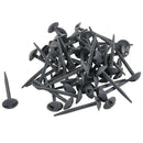 50 x Ground Sheet Plastic Tent Pegs Awning Carpet Pegs Heavy Duty Grey