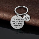 I'll Always Be Your Little Girl Father's Day Gifts Keychain Keyring For Dad Gift