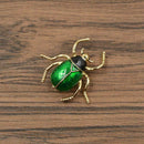 Cute Beetle Brooches Unisex Enamel Brooch Pin Fashion Insect Winter Coat Ac