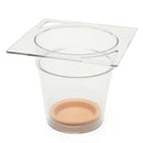 5inch Transparent Self Watering Pot Deck Planter Flowerpot Home Fish Tank A
