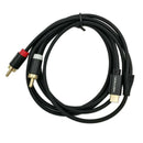 USB Type-C to Dual RCA Audio Cable Male to Male Aux Stereo Adapter 50CM