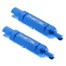 2Pcs Valve Core Removal Tool for Presta Schrader Tube Cycle Tires 5mm Wrench