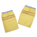 2Pcs/Set Disposable Scrub Mitt Magic Peeling Glove Exfoliating Tan RemovaJC3C