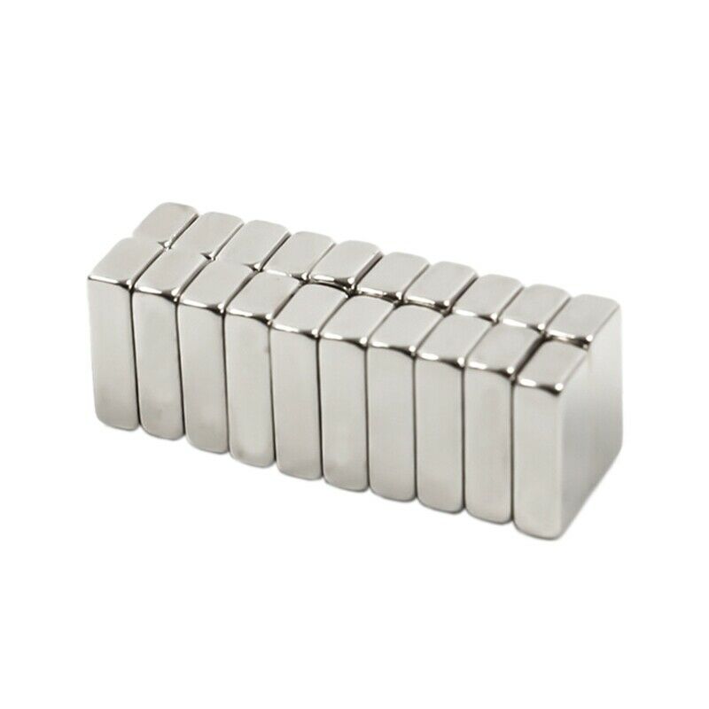 20 Pcs 10 Mm x 5 Mm x 3Mm Neodymium Block Magnet Super Strong Magnets Craft P3D2
