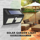 120LED Solar Two-Sided Motion Sensor Wall Lamp Outdoor Yard Security Light