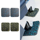 2 Pairs Treadmill Shock Absorbing Mat Non-Slip Rubber Home Fitness Floor Pad