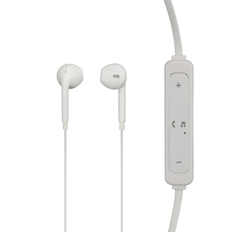 Wireless Bluetooth Headset SPORT Stereo Headphone Earphone Handsfree White