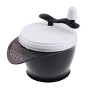 Manual Hair Color Mixing Plastic Bowl Dyeing Mixer Hairdressing Salon Tool