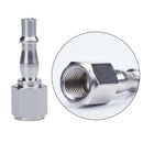 1/4 Inch Bsp Air Line Hose Compressor Fitting Couplings Connector Male Fema