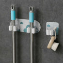 Wall Mounted Storage Mop Holder Rack Brush Broom Hanger Storage Rack Holder
