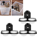 3 Pcs Reptile Water Drinking Dish Tray Bowl Pool For Amphibians Gecko & Lizard