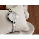 Hot Selling Casual Stainless Steel Women Fashion Wristwatch Silvery A