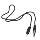 5X(black DC 2mm USB charging cable 50 cm for Nokia N78 N73 N82 U4S6)