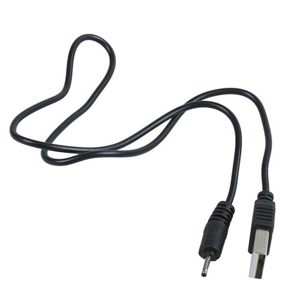 5X(black DC 2mm USB charging cable 50 cm for Nokia N78 N73 N82 U4S6)