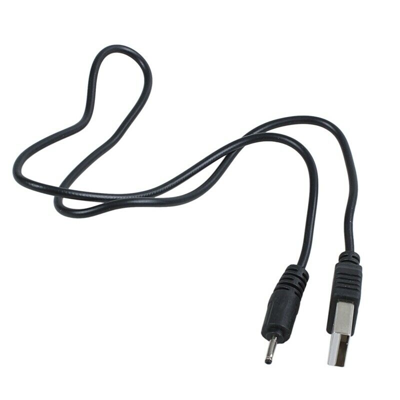 5X(black DC 2mm USB charging cable 50 cm for Nokia N78 N73 N82 U4S6)