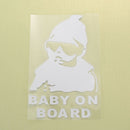 Car Reflective aterpoof Rear Door Reflective Car Stickers Baby on Board