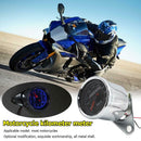 Universal 12V Motorcycle Retro LED Backlight Odometer Speedometer 0-180km/h