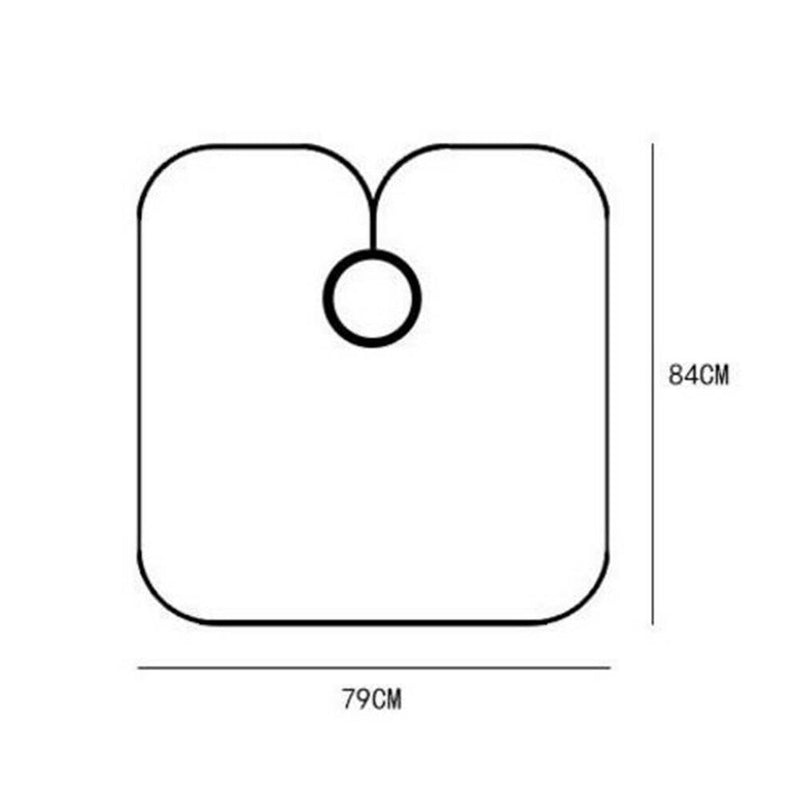 Salon hair cut hairdressing hairdresser barbers cape gown pc apron waterproofB&X