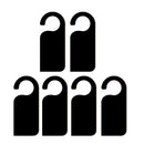6pcs Blank Double Sided Mini Wood Chalkboard BlackBoard Door Hanger Sign