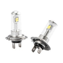 2X H7 80W 3000LM 6000K CREE LED White Fog DRL Driving Car Head Light Lamp Bulb Z