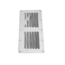 1x Stainless Steel Air Vent Cover Panel Rectangle Louver Air Ventilation OIH