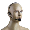 Portable Lightweight Wired 3.5mm Plug Guide Lecture Speech Headset with Mic A