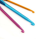 2pcs Mixed Aluminum Crochet Hook Knitting Knit Needle Weave Yarn Tool JR
