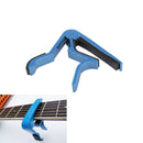 Folk Acoustic Guitar Trigger Change Capo Key Clamp Blue