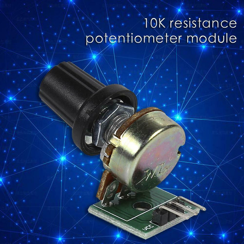 10K Resistance Potentiometer Module Single Lap Adjustable Analog Output Module