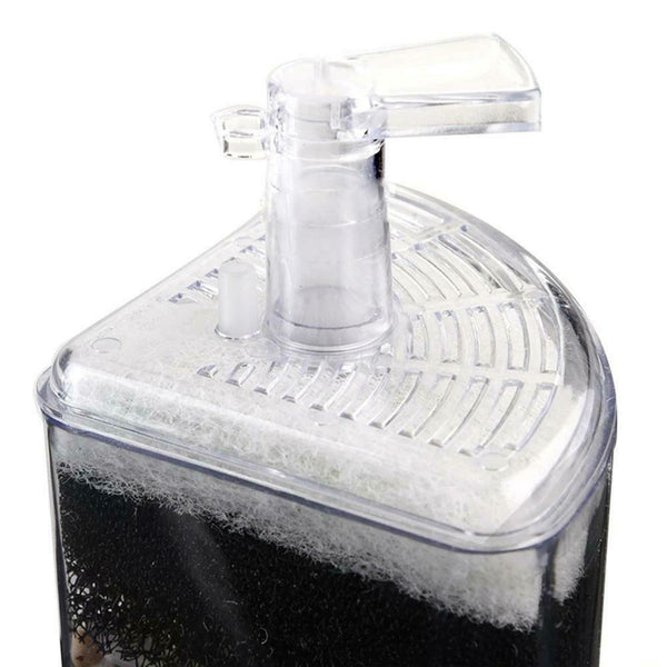 Efficient Aquarium Internal Corner Fish Tank Filter Pneumatic Filtration  #s