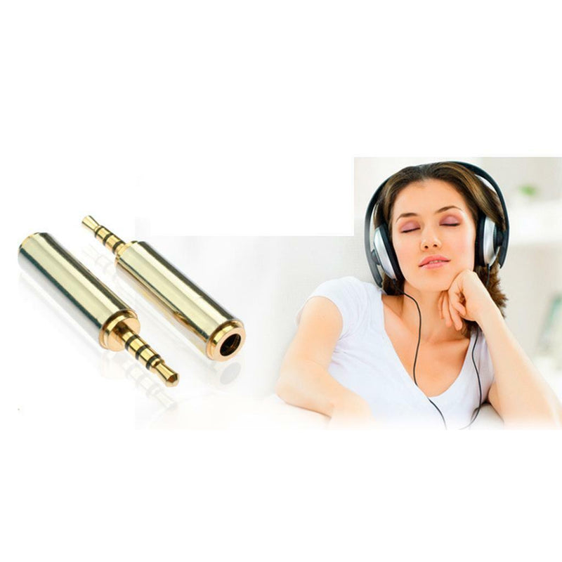 Audio Headphone Jack Adapter Aux Stereo 3.5mm Male to 2.5mm Female Adapter