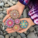 47pcs/Set Mandala Dotting Tools Rock Painting Kits Dot Art Pen Paint Stencil