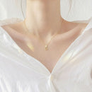 Women Sweet Vogue Manual Plating Pineapple Pendant Chain Finished Necklace CAF