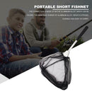 Portable Aluminium Alloy Pole Net Single Triangle Folding Fish Landing Net