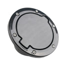 for Jeep Wrangler JK 07-17 Carbon Fiber Filler Door Cover Gas Tank Cap for