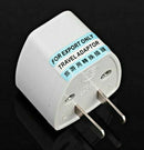EU Europe Euro UK to USA US AC Travel Charger Power Adapter Converter Wall Plug~
