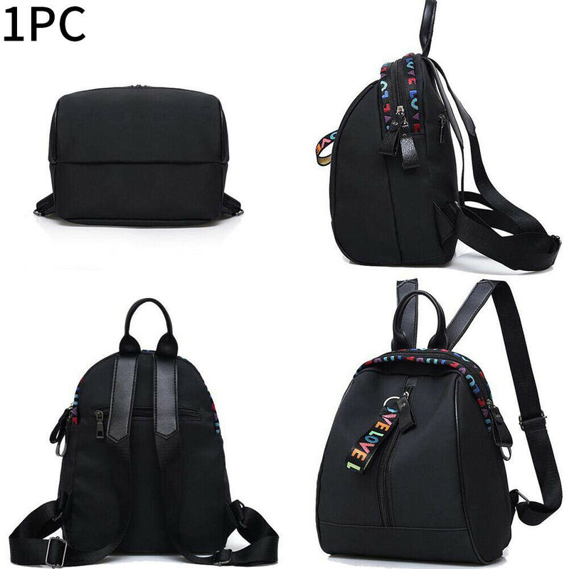 Durable Large Capacity Oxford Ch Wearproof Women Backpack Ribbon Pendant