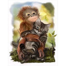 5D DIY Full Drill Diamond Painting Cute Animals Cross Stitch Craft Kit (05)