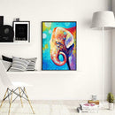 5D DIY Full Drill Diamond Painting Elephant Cross Stitch Embroidery Mosaic
